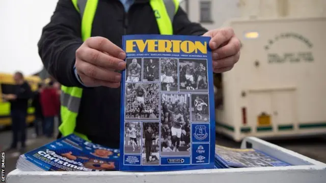 Everton matchday programme