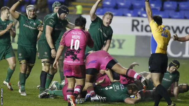 London Irish score