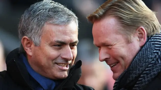 Jose Mourinho and Ronald Koeman