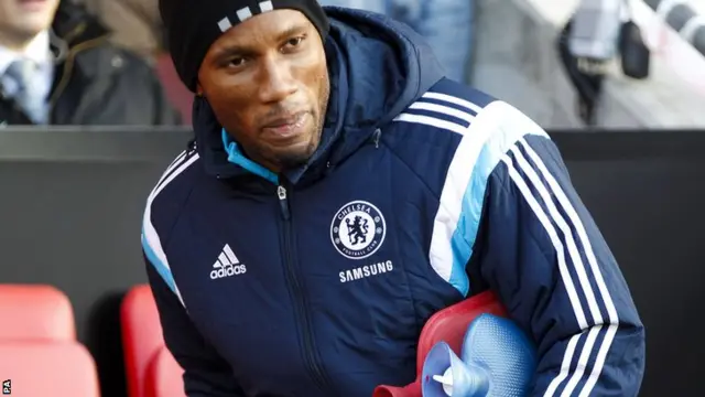 Chelsea striker Didier Drogba