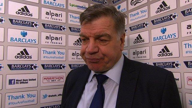 West Ham manager Sam Allardyce