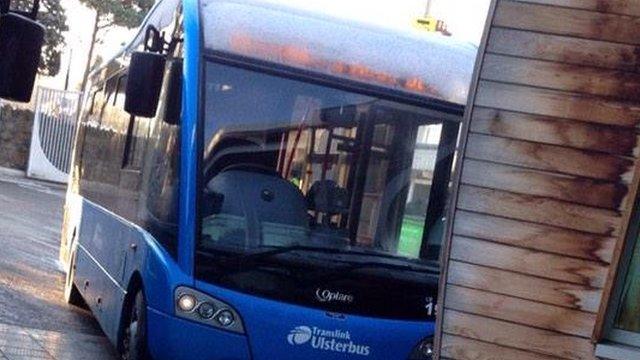 Incident at bus depot in Lisburn