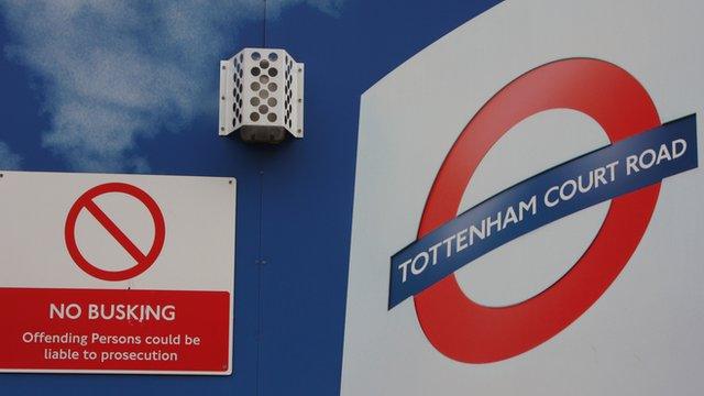 Tottenham Court Road Tube Station logo