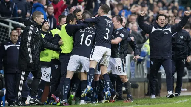 Dundee goal