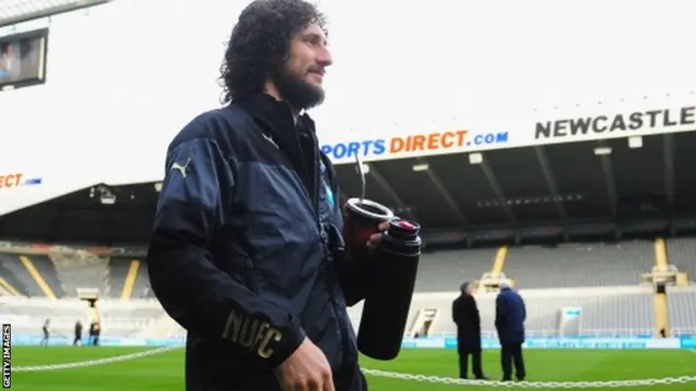 Fabricio Coloccini pre-match