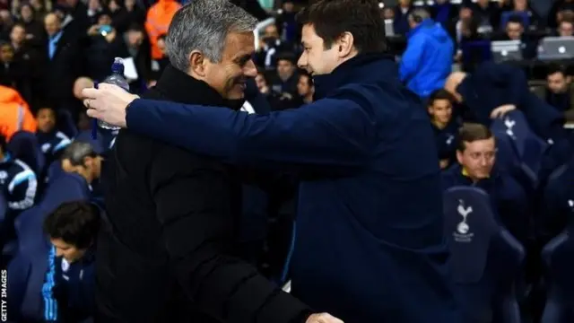 Jose Mourinho and Mauricio Pochettino