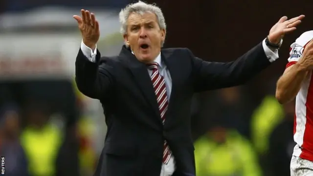 Mark Hughes looks dishevelled