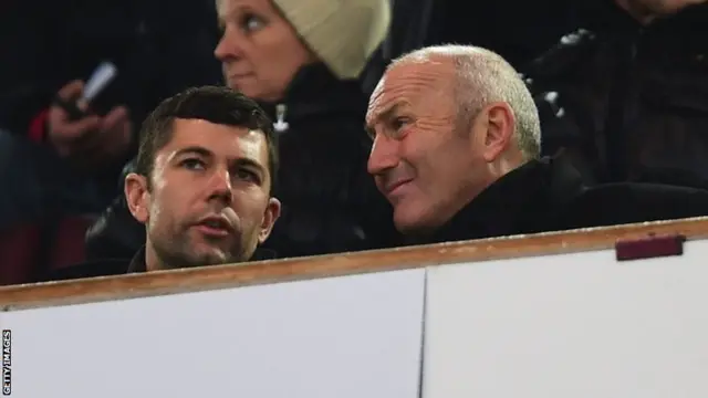 Tony Pulis sat in the stands