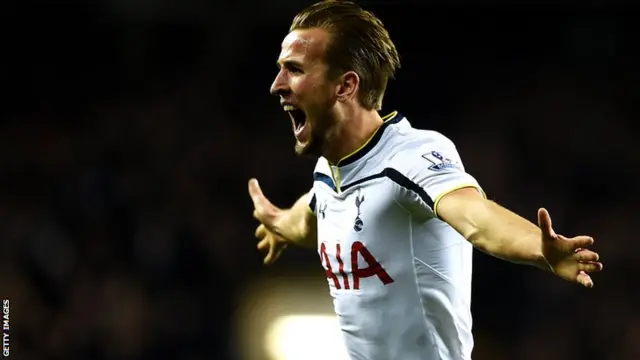 Harry Kane celebrates