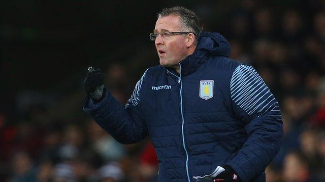 Aston Villa 0-0 Crystal Palace: Paul Lambert understands frustrations