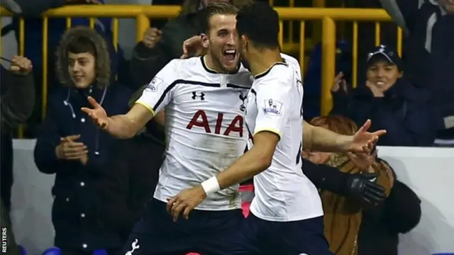 Harry Kane celebrates