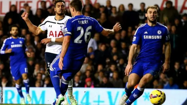 Nacer Chadli scores