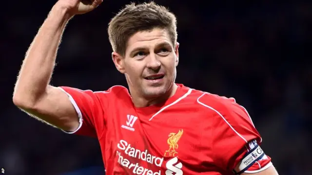 Liverpool captain Steven Gerrard