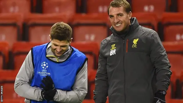 Brendan Rodgers and Steven Gerrard