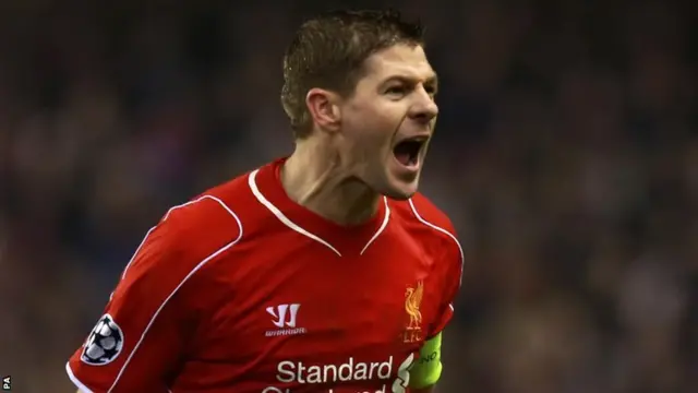 Liverpool captain Steven Gerrard