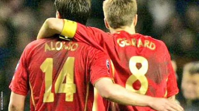 Xabi Alonso Steven Gerrard tweet