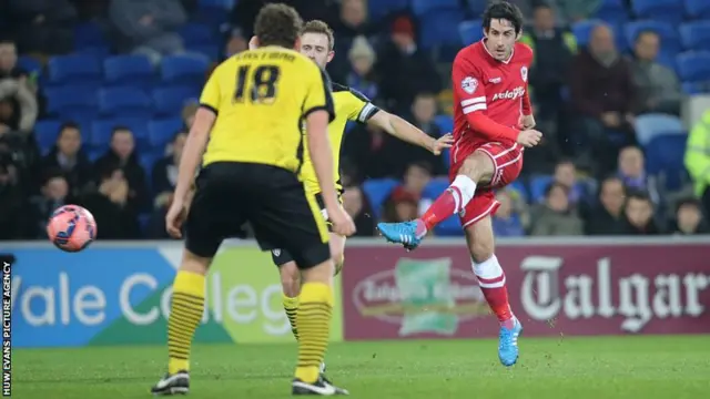 Peter Whittingham strikes at goal