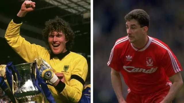 Dave Beasant and John Aldridge