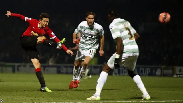 Ander Herrera opens the scoring