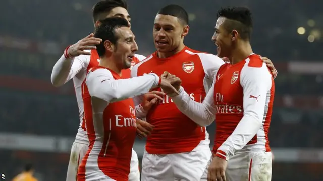 Arsenal celebrate