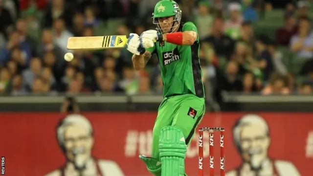 Kevin Pietersen in action against the Sydney Sixers