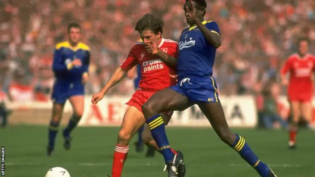 Eric Young and Peter Beardsley