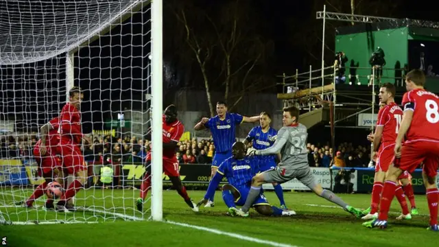 AFC Wimbledon's goal