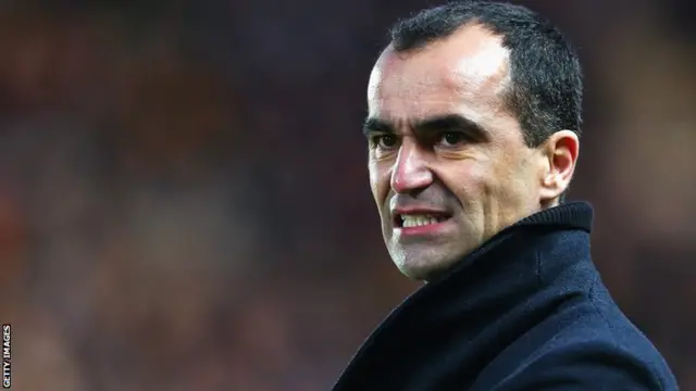 Everton manager Roberto Martinez