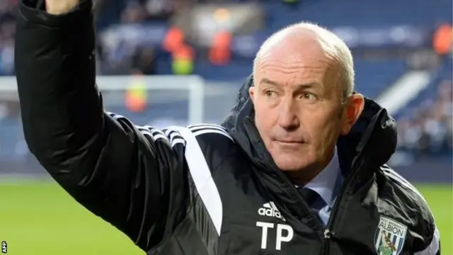 West Brom boss Tony Pulis