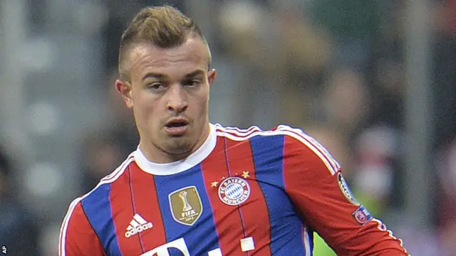 Bayern Munich forward Xherdan Shaqiri