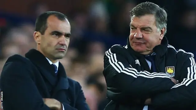 Roberto Martinez and Sam Allardyce