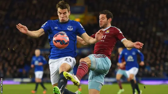 Seamus Coleman and Matt Jarvis