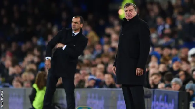 Sam Allardyce and Roberto Martinez