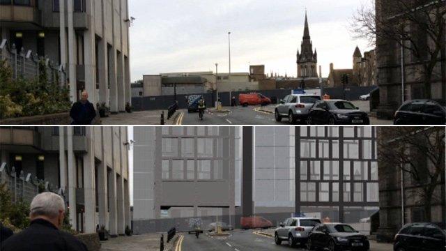 3D model of Marischal Square