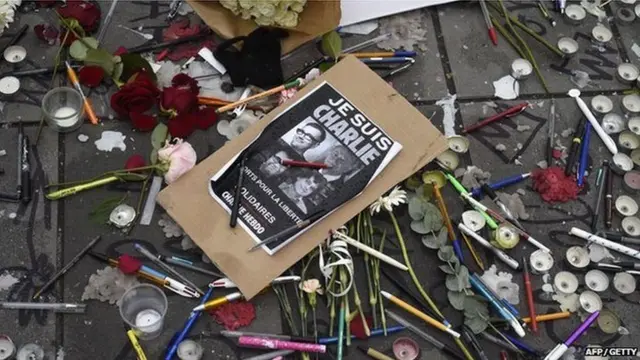 Tributes in Paris