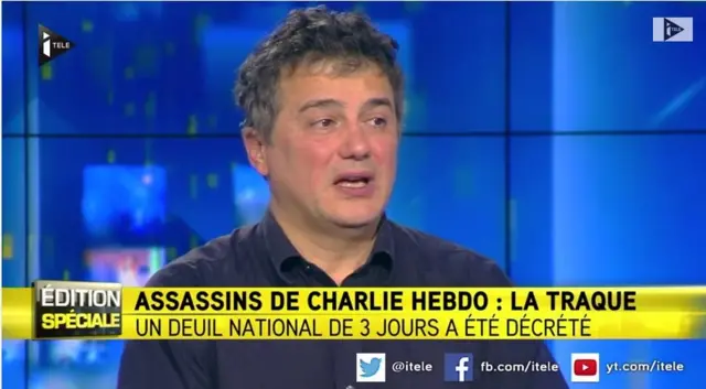 itele interview with charlie hebdo columnist