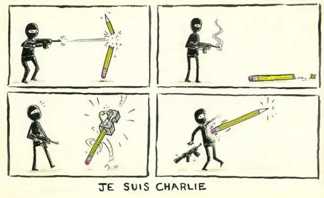 #CharlieHebdo cartoon