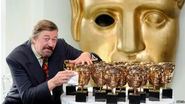 Stephen Fry at the Baftas