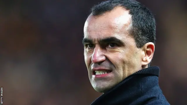 Everton manager Roberto Martinez