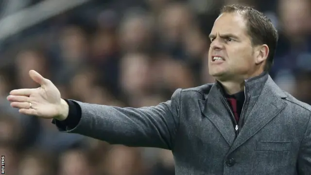 Ajax manager Frank De Boer