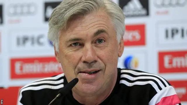 Real Madrid manager Carlo Ancelotti