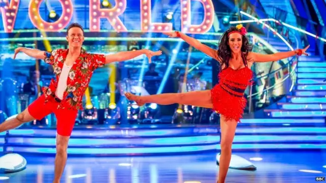 Frankie and Kevin on Strictly