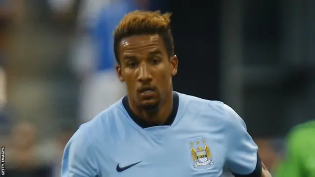 Manchester City winger Scott Sinclair