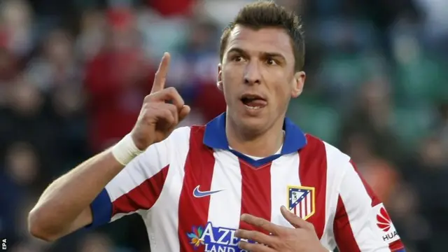 Atletico Madrid striker Mario Mandzukic