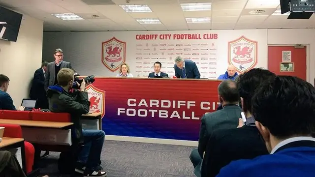 Cardiff City press conference