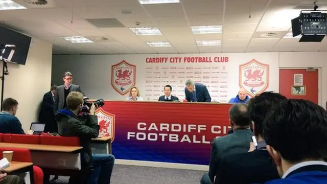 Cardiff City press conference