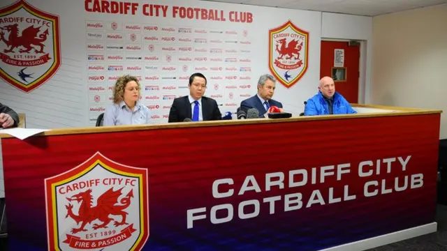 Cardiff City Football Club executives