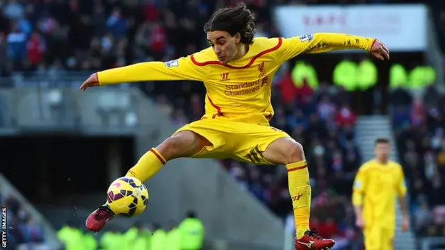 Lazar Markovic with a unorthodox shot