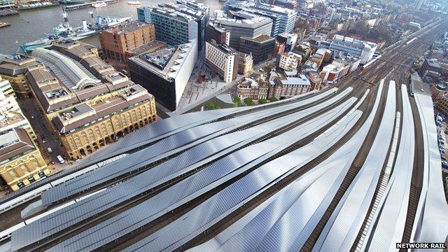 Plans of the new London Bridge station