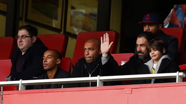 Thierry Henry and Robert Pires